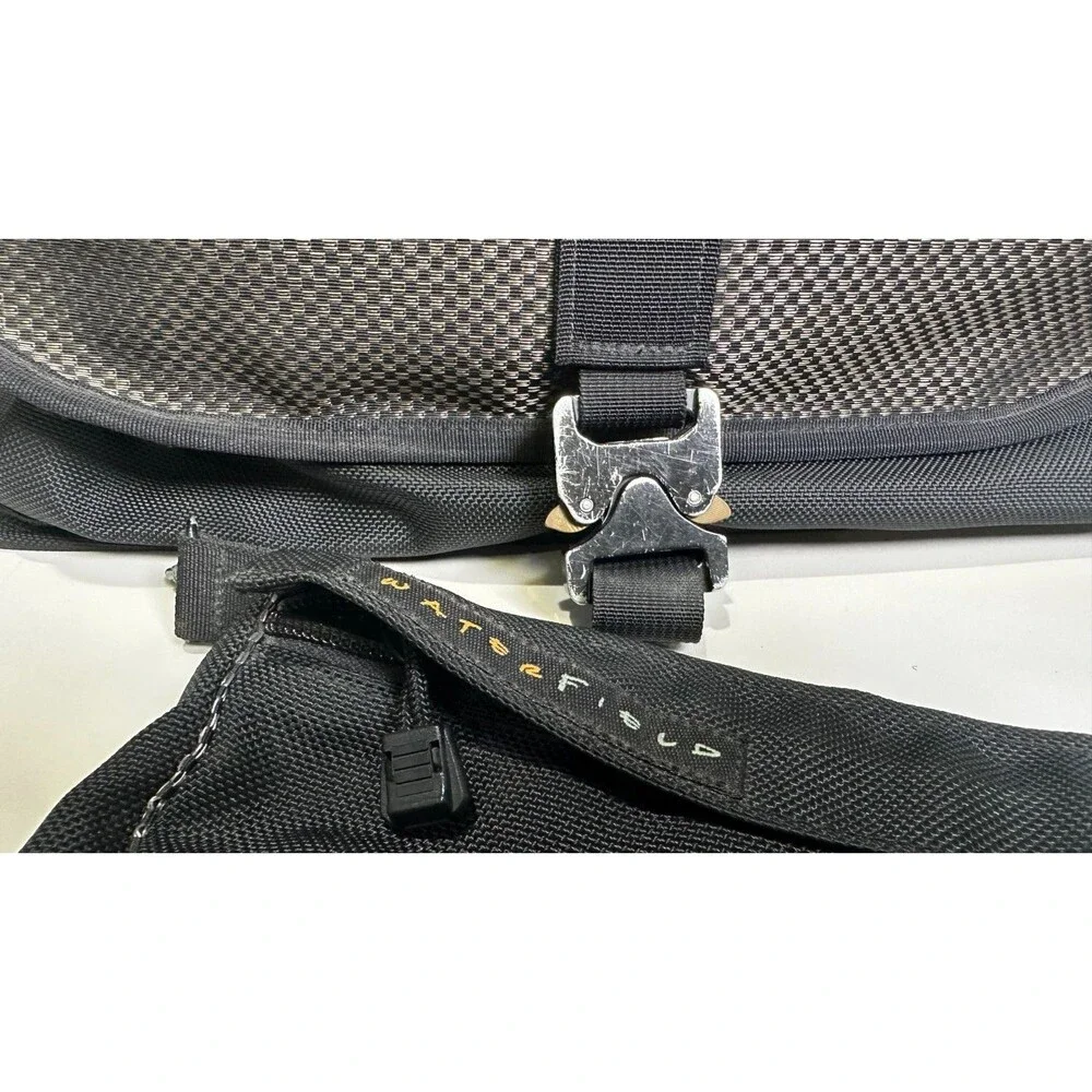 WaterField Designs Cargo Laptop Messenger Bag Indium Cobra Buckle USA + Pouch